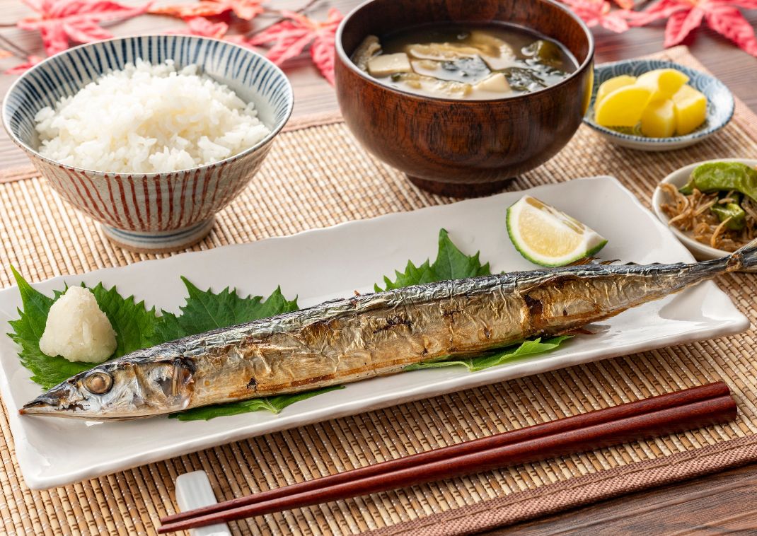 Sanma Shioyaki, seasonal fish representing autumn in Japanese cuisine