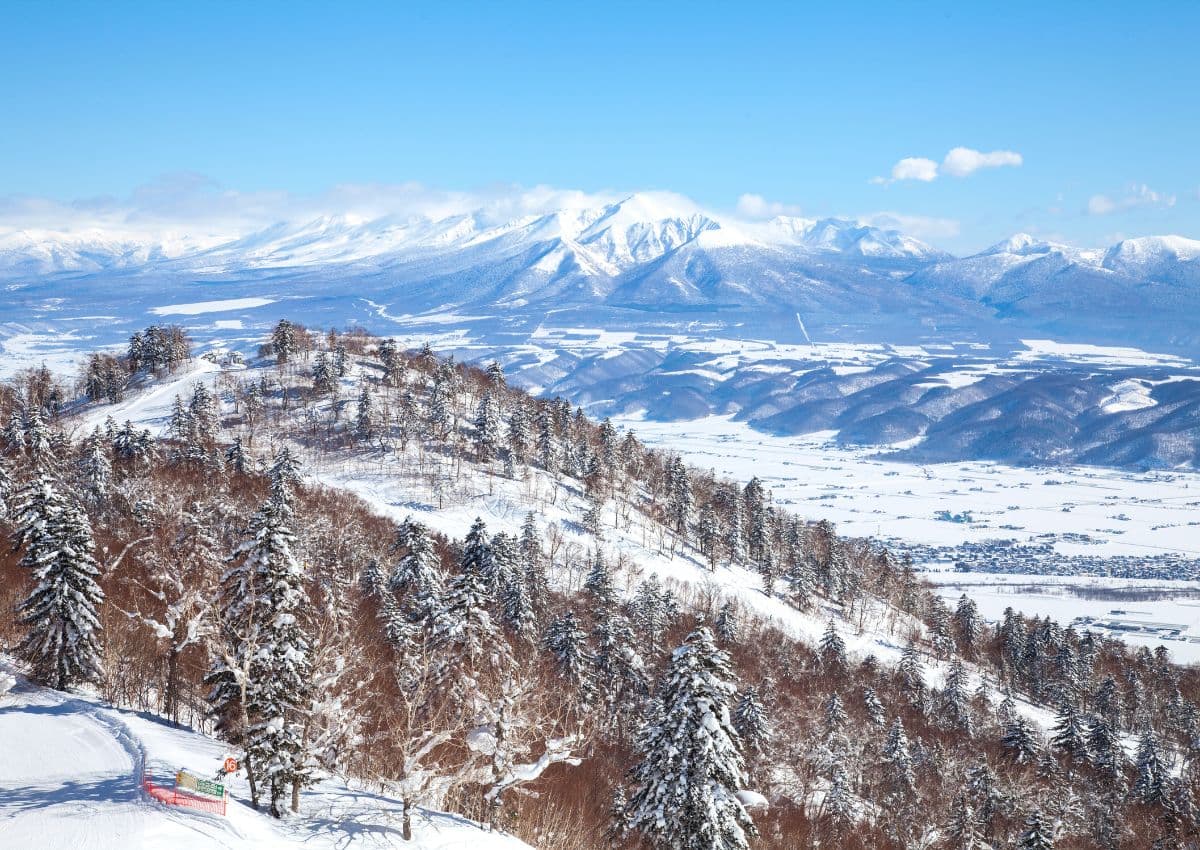 Skidorten Furano på Hokkaido