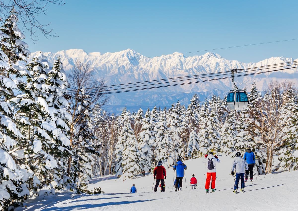 Skidorten Shiga Kogen i Nagano