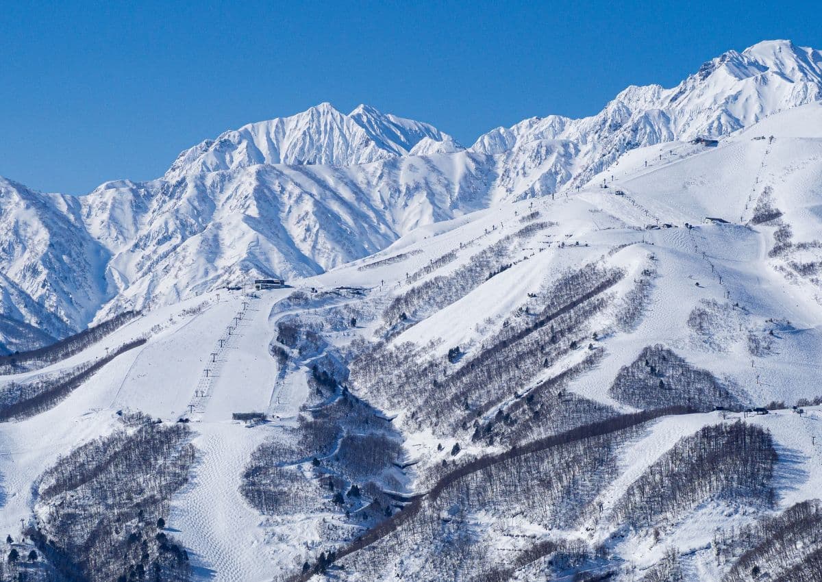 Skidorten Happo-One, Hakuba, Japan