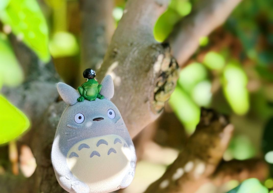 Gulligt Totoro-gosedjur från Ghibli.