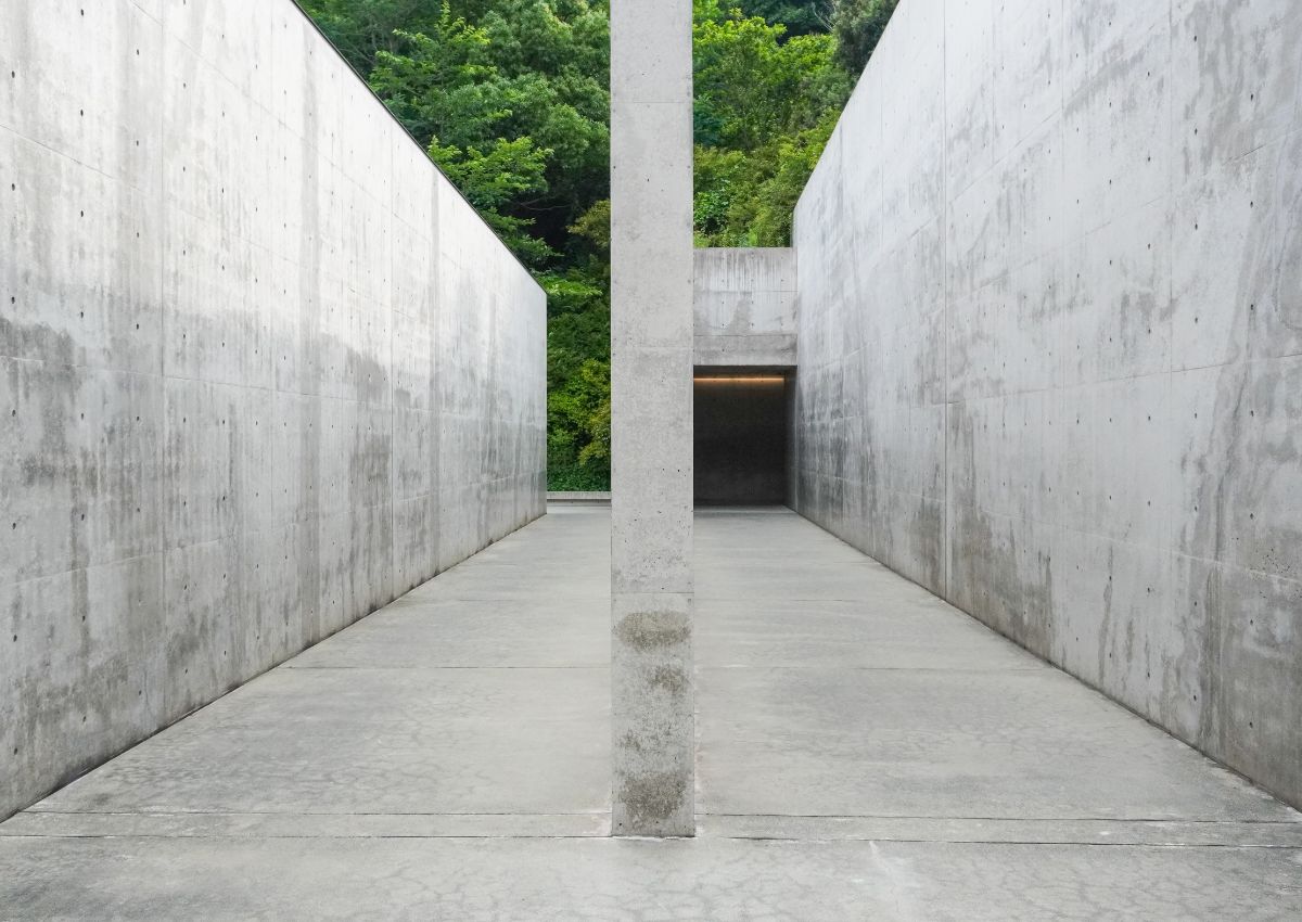 Tadao Andos arkitektur på konstön Naoshima i Japan