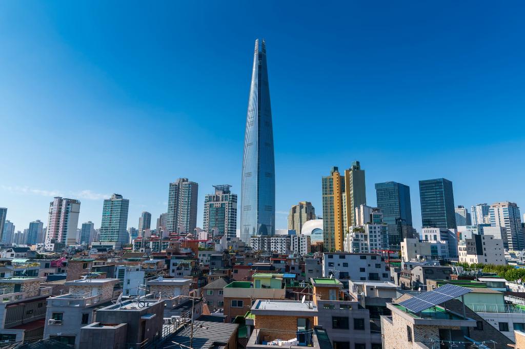 Utsikt över Seoul