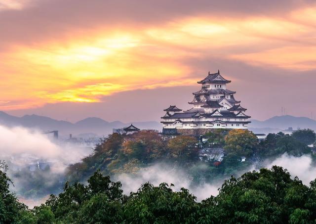 Himeji slott Japan