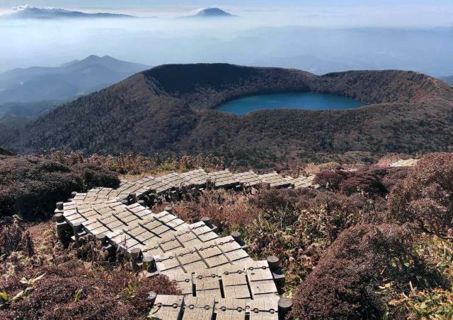 Utsikt från Mt. Kirishima