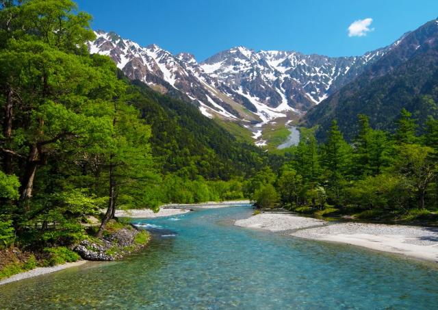 Kamikochi, en del av Chubusangaku nationalpark