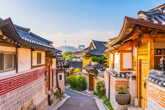 Bukchon Hanok-byn i Seoul 