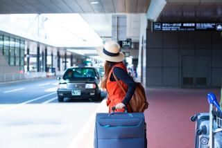 Passagerare på Narita flygplats