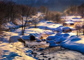 Miyama-floden i Hakuba