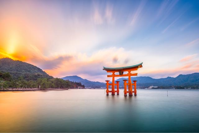 Torii, ön Miyajima