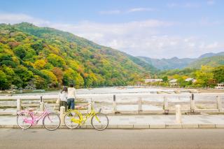 Cykel Arashiyama pĂĄ cykel