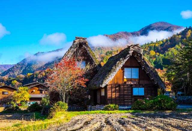 Plats för efterdyningar, byn Shirakawa-go