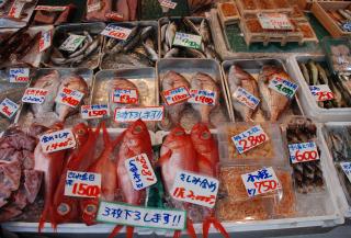 Tsukiji fiskmarknad, Tokyo