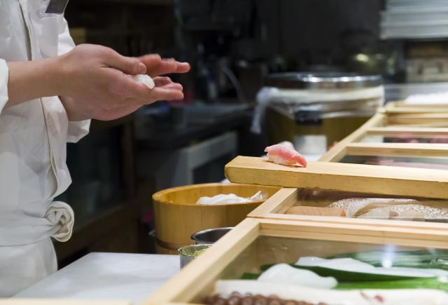 Sushi i Tokyo