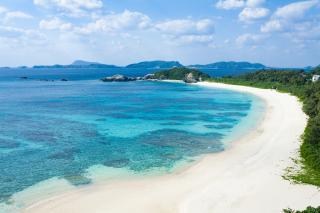 Tokashiki strand, Keramaöarna, Okinawa