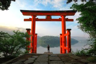 Ashi-sjön, Hakone nationalpark