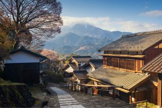 Magome, Nakasendo-vägen, Kiso Valley