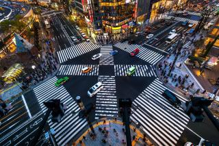 Ginza på natten