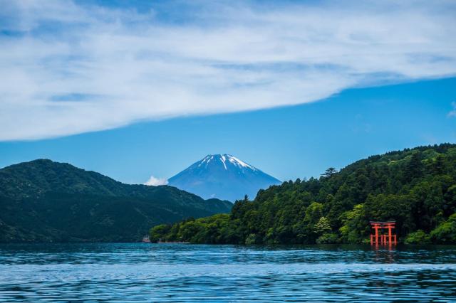 Fuji-berget och Hakone nationalpark