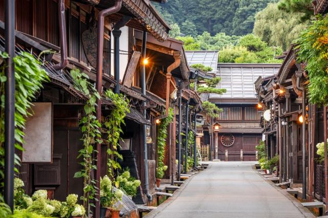 Gamla gatan i Takayama