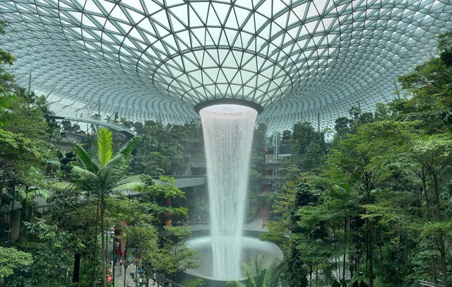 Regnvirvel, Changi flygplats
