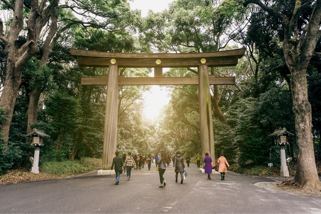 Meiji helgedommen i Tokyo 