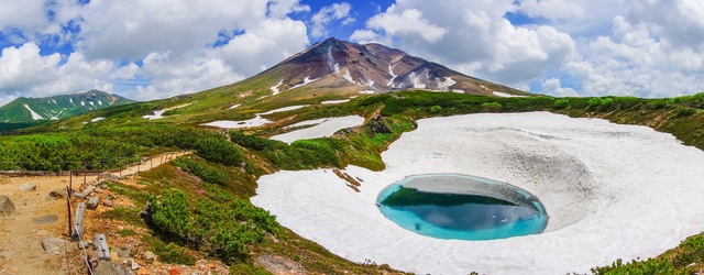 Vandring Asahidake, Daisetsuzan nationalpark