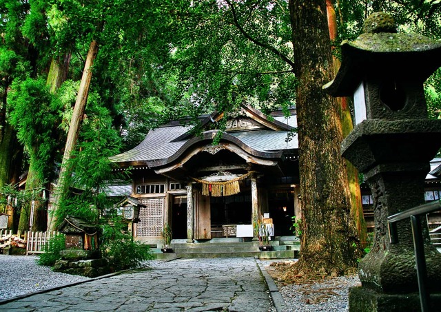Takachiho-jinja-helgedomen i Takachiho