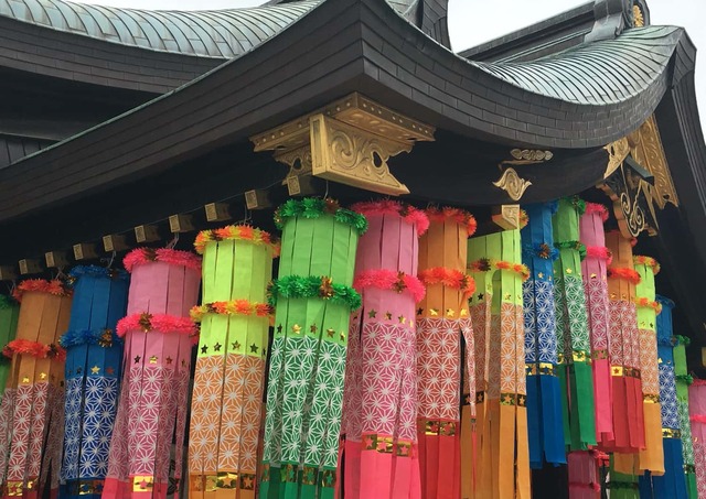 Tanabata vid Masumida-jinja Shrine, Sendai