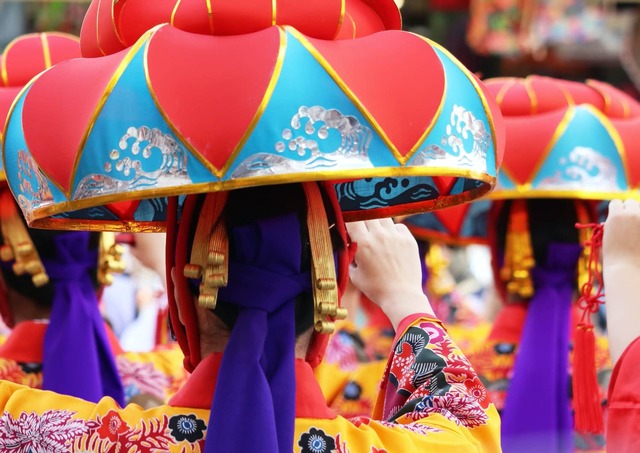 Traditionella kläder från Okinawa