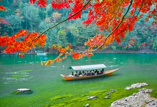 Arashiyama centrum, Kyoto
