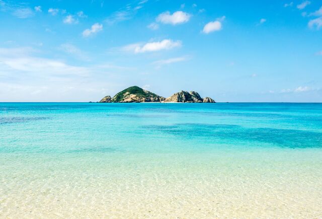 Strand i Okinawa