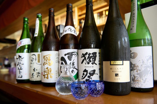 Provsmakning av sake
