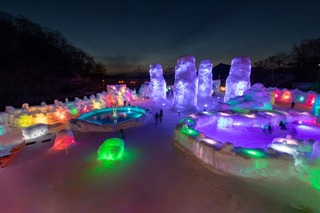 Isfestivalen vid Shikotsusjön