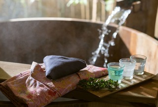 Bad i Onsen i Hakone nationalpark