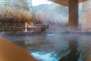 Varm källa i ett ryokan