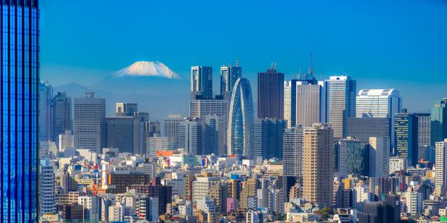Tokyos silhuett
